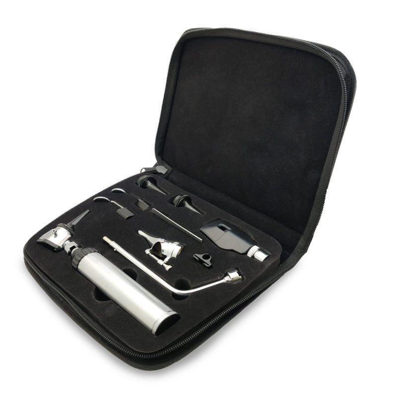 Fiber Optic ENT Set Otoscope Kit for Adults Children Ear Healthy Tool for Nurses Adults Children Baby Elderly Pets Animals Veterinary Otoscope - NewNest Australia