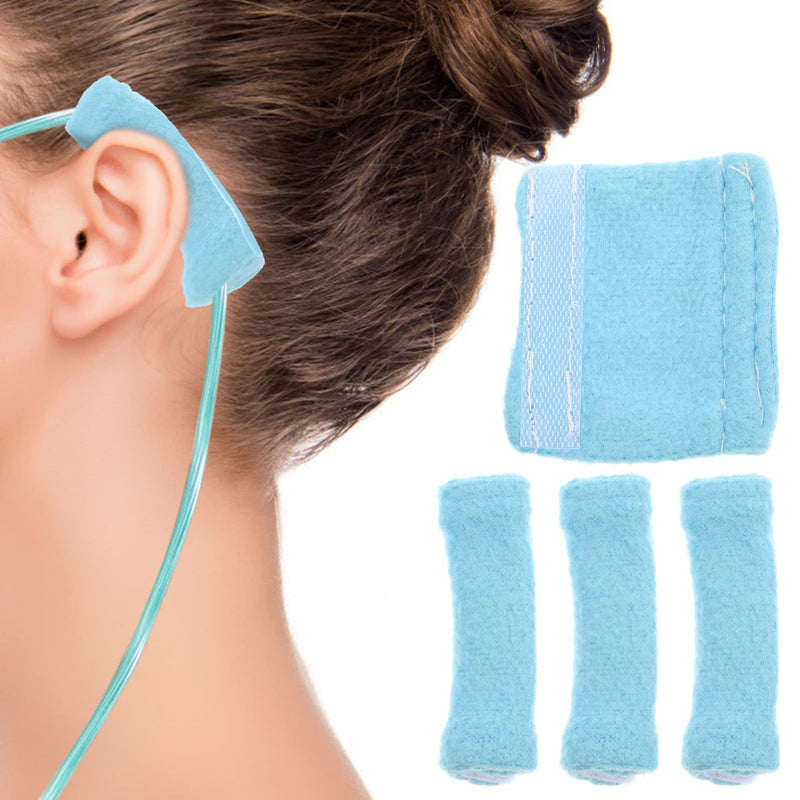 Beavorty 4pcs Nasal Cannula Wraps Cannula Ear Cushion Soft Ear Savers Masks Ear Protectors Extender Fabric Ear Grips Eyeglass Hooks for Kid Adults - NewNest Australia
