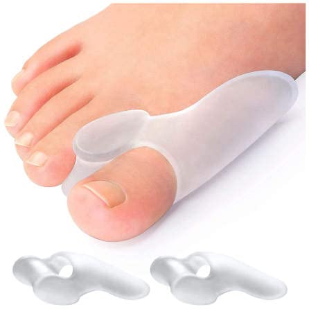 3 Pairs of Toe Separator Protector with with storage boxes. Straightener Bunion Corrector One-Size Support Pads Big Toe Straightener - Prevent Hallux Valgus & Hammer Toe. - NewNest Australia