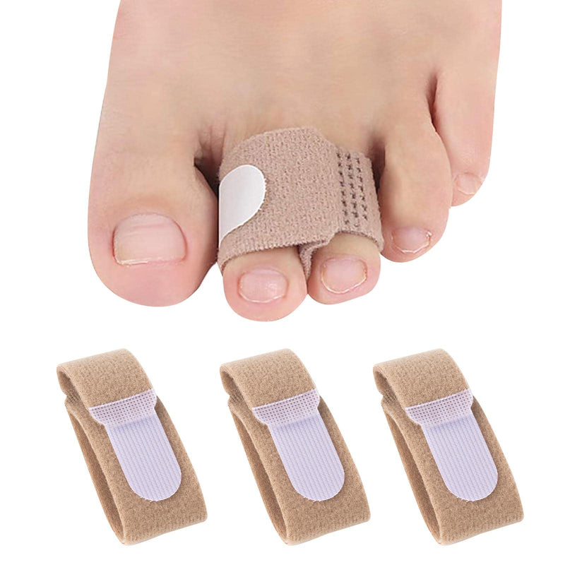 AYNKH 3PCS Finger Buddy Wraps Tapes, Fabric Toe Brace Splint Cushioned Bandages Finger Protectors for Jammed Swollen Dislocated Finger Joint - NewNest Australia