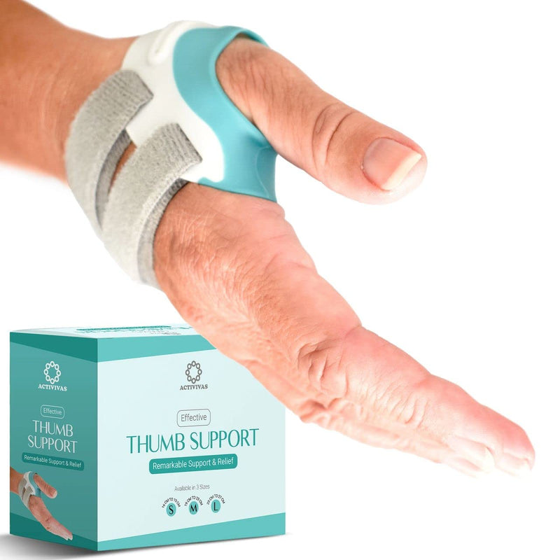 ACTIVIVAS® Ortho Support for Thumb Arthritis, CMC Joint Instability, CMC Thumb Protector basal joint stabiliser for pain relief, washable, lightweight, Left Hand, Medium (please check size guide) M - NewNest Australia