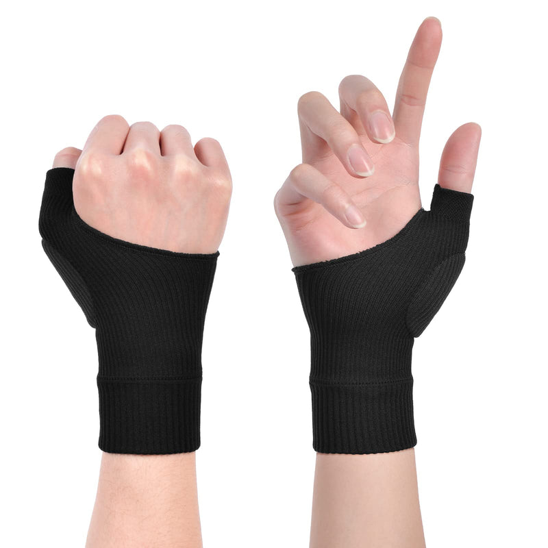 ACWOO Arthritis Gloves, Elastic Wrist Support Thumb Support Brace with Gel, Breathable Comfortable Carpal Tunnel Splint per Relieves Wrist Thumb Pain, Sprains, Tendonitis and Joint Pain (S) S - NewNest Australia
