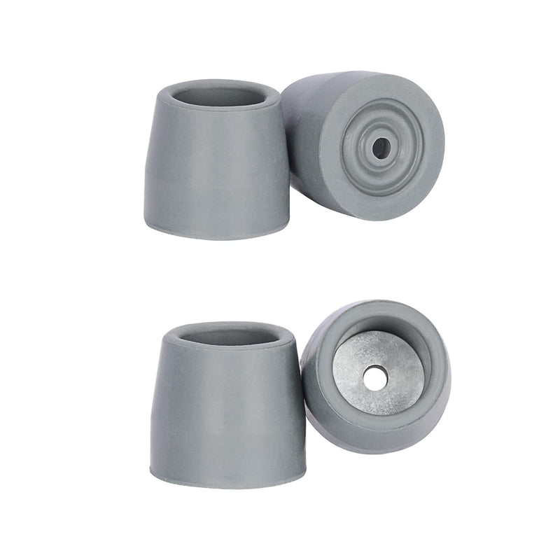 supregear Walker Tips, 4 Pcs Universal Walker Commode Replacement Tips Fit Walkers with 28 mm Shaft Walker Accessory Tool Free, 2-Pair in Grey - NewNest Australia