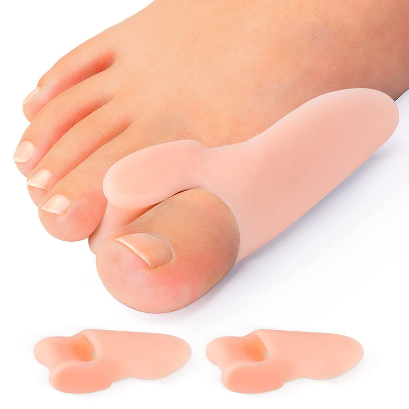 Promifun Bunion Cushion Protector, 10 Packs of Bunion Corrector Pads with Separator for Big Toe, Gel Shield for Foot Pain Relief, Calluses, Relieve Foot Pain from Friction M Beige - NewNest Australia
