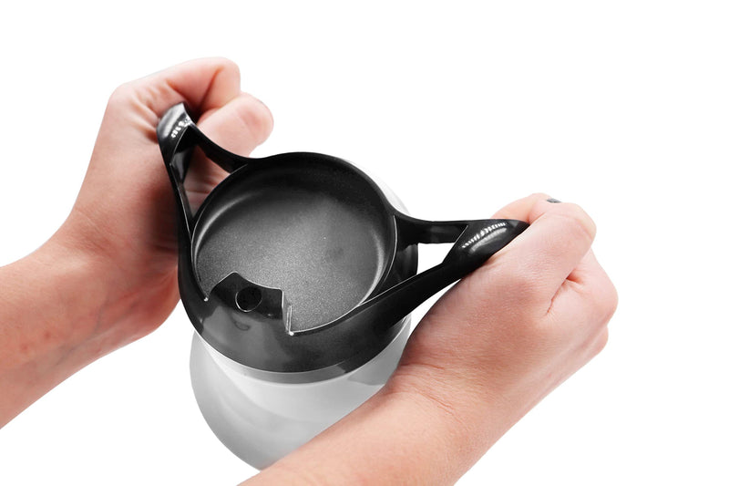 KMINA - Sippy Cup for Adults Non Spill Base, Two Handled Cup for Elderly, Non Spill Base Cups for Elderly, Two Handled Mug with Lid, Hospital Cups for Disabled, Drinking Cup with Spout - NewNest Australia