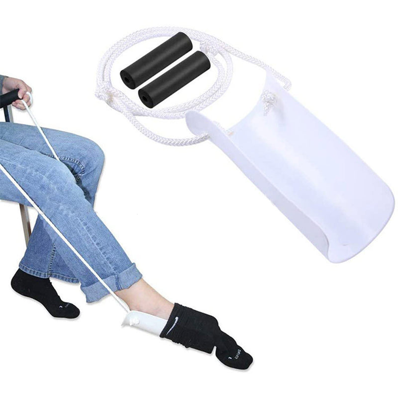 Sock Aid for Putting Socks On and Off, Flexible Sock aid Tool Sock Helper Puller Aid Adjustable Socks Pulling Assist Device for Men, Women, Elderly, Disabled, Pregnant, Handicapped, Diabetics - NewNest Australia