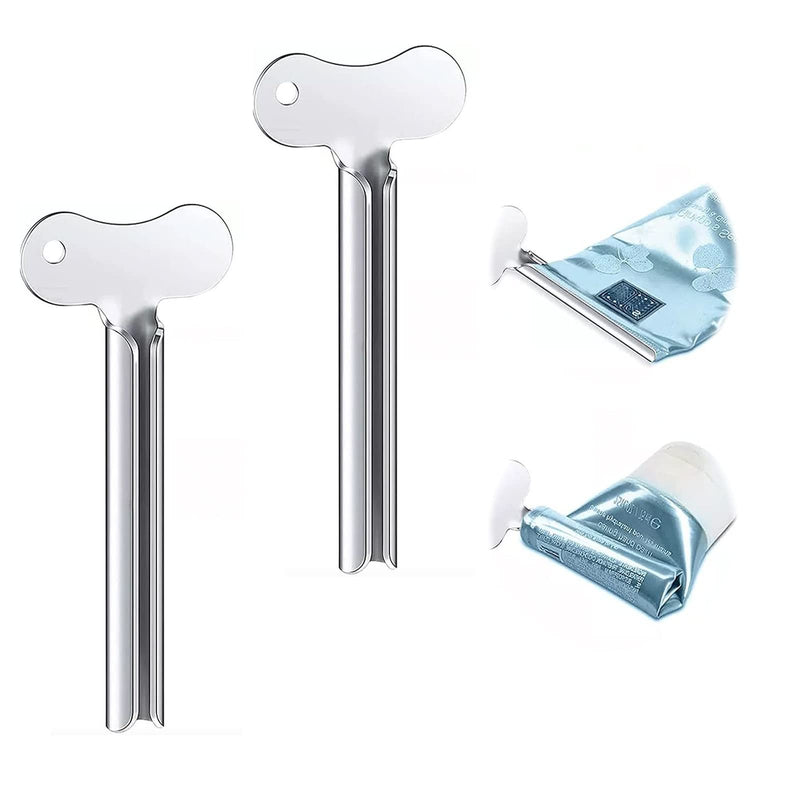 Toothpaste Tube Squeezer, Toothpaste Squeezer Metal 2PCS Tube Squeezer Key Toothpaste Useful and Practical Paint Tube Squeezers Tube Key Squeezer for Toothpaste Hair Gel Hand Cream - NewNest Australia