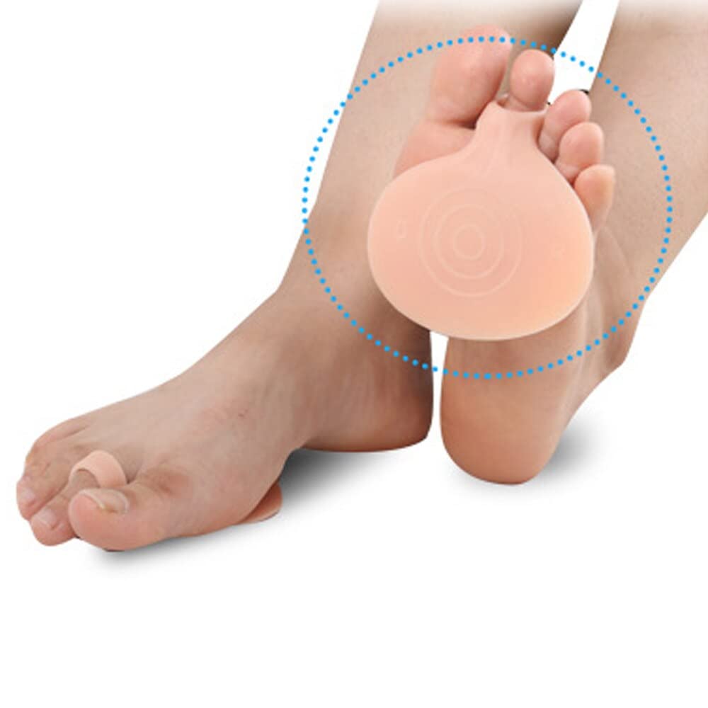 Pedimend Metatarsal Pads of Foot Cushions - Soft Gel Ball of Foot Pads Inserts Callus Metatarsal Foot Pain Relief Bunion Forefoot Cushioning Relief Foot Men and Women (1PAIR, Pink) 1PAIR - NewNest Australia