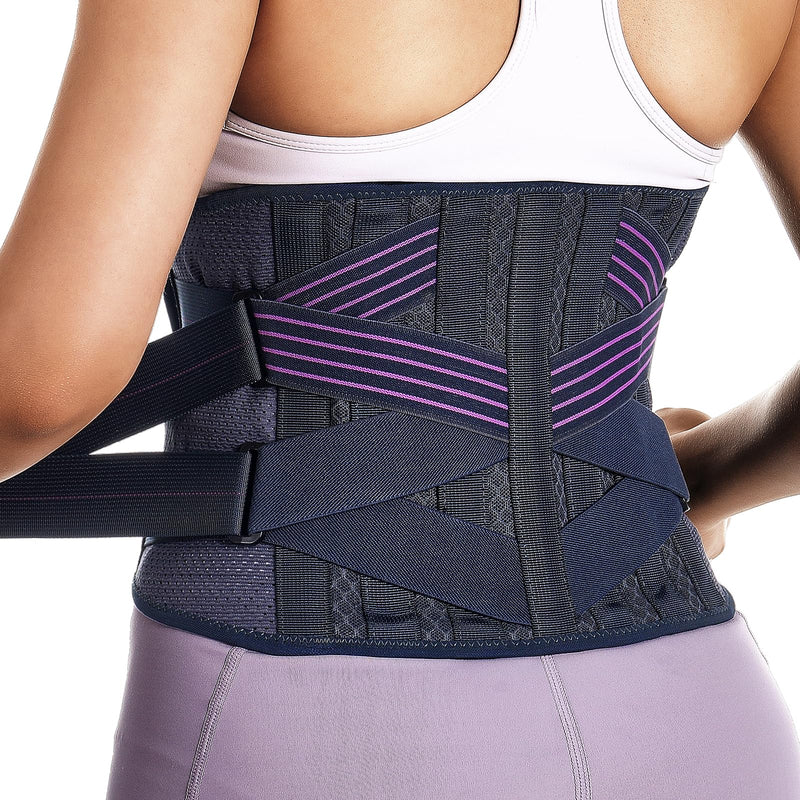 Fitomo Lower Back Support Belt for Women, Back Brace for Intant Pain Relief from Sciatica, Hernated Disc, Scoliosis, Adjustable and Breathable, Perfect for Bending Sitting Standing Heavy Lifting L - NewNest Australia