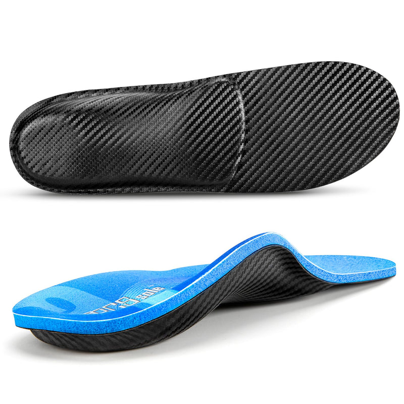 PCSsole High Arch Supports Orthotic Insoles,Shoe Inserts for Flat Feet,Plantar Fasciitis,Feet Pain,Pronation,Heel Pain for Men and Women Men(8.5-9)28cm Blue-new - NewNest Australia