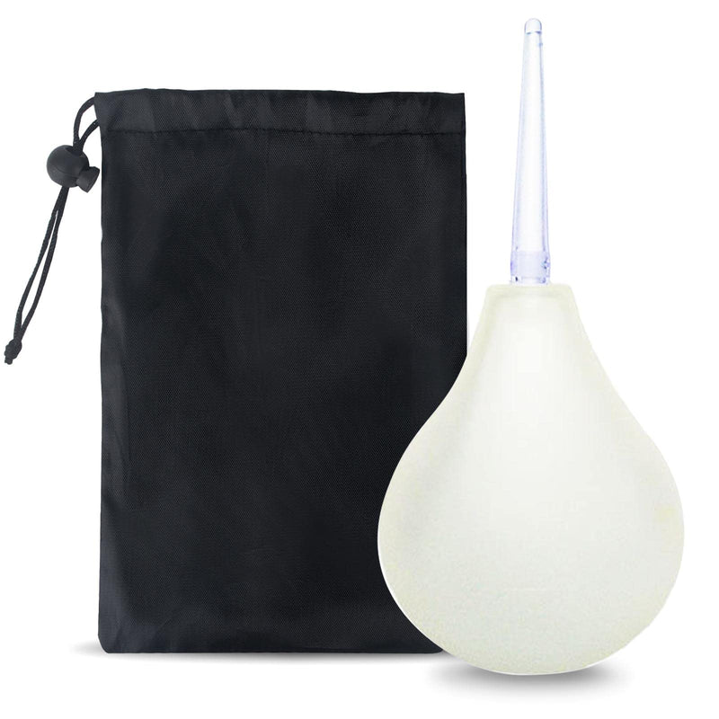 Enema Bulb Douche for Men & Women GWAWG 224 ML Reusable Cleaning Silicone Slim Nozzle Douche, Safe Comfortable Rubber Washing Cleaning Douche Kit - NewNest Australia