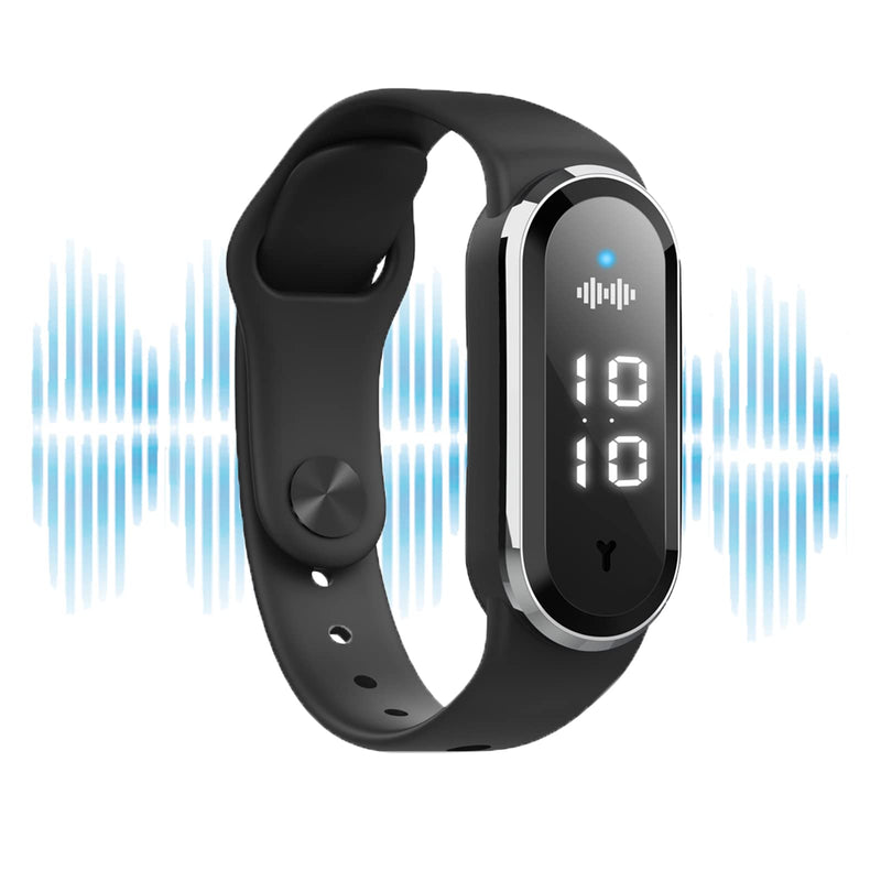 Mosquito Repellent Bracelets Ultrasonic Anti-Mosquito Wristband Electronic Repeller Bands Watch Pest Control Insect Guards USB Charging/Waterproof for Children and Adults (Black) Black - NewNest Australia
