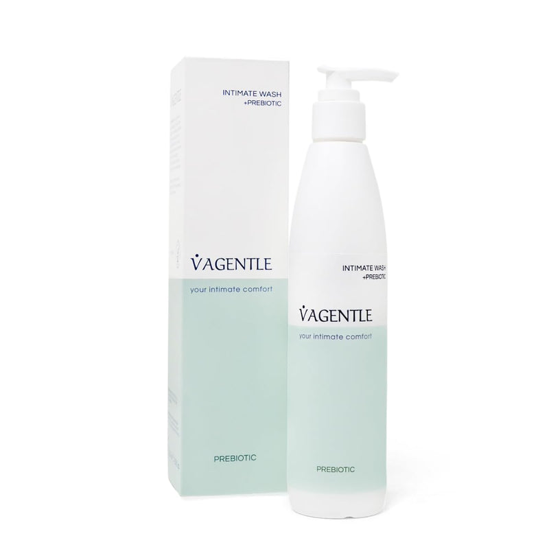 VAGENTLE Prebiotic Soap Free Intimate Vaginal Wash with Biolin, pH Balance for Daily Use. Feminine Hygiene, Proven Laboratory Formula, Vegan, 250ml - NewNest Australia