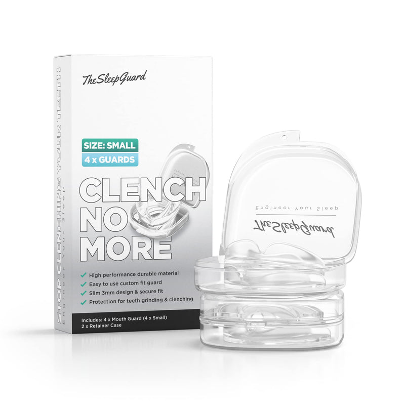 TheSleepGuard Mouth Guard for Teeth Grinding [Pack of 4, Small] Best Gum Shield for Grinding Teeth & Clenching at Night | Mouth Guard for Sleeping, Bruxism & TMJ Relief | Night Guard for Adults - NewNest Australia
