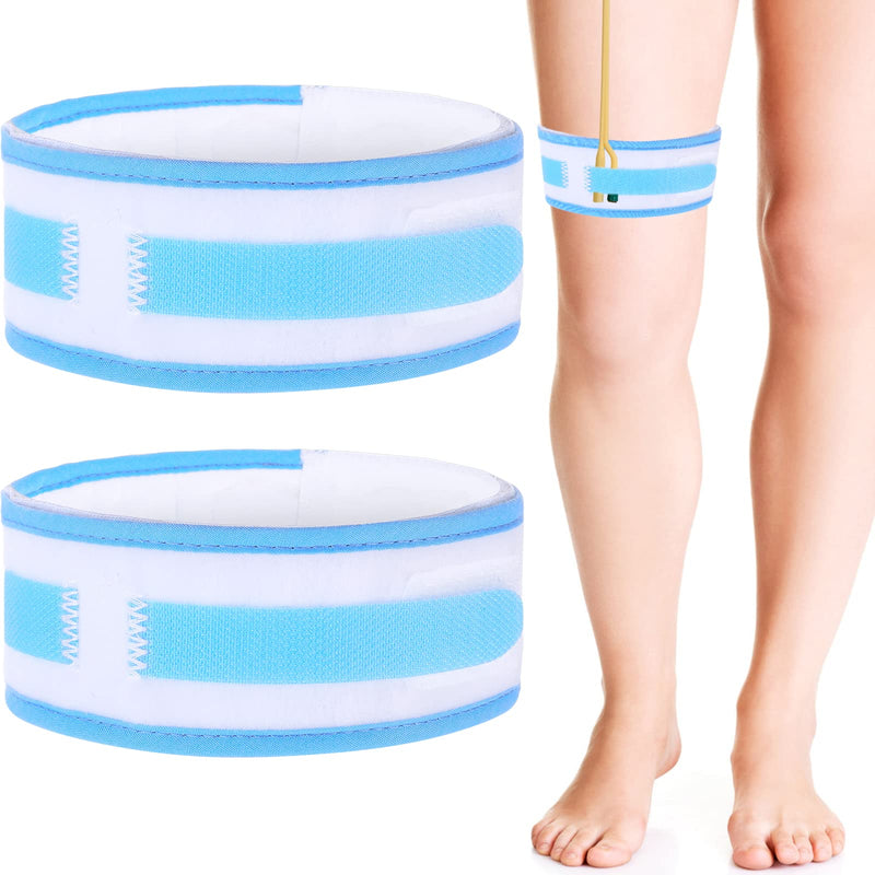 Thinp 2 Pieces Catheter Supplies, Catheter Leg Bag Holder Leg Bag Straps Urine Drainage Bag Support Catheter Stabilization Device Holder for Men Women (Blue) - NewNest Australia