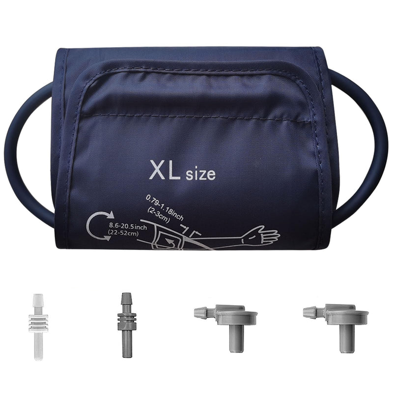 Extra Large Blood Pressure Cuff Large Arms Bigger Upper Arms 9-20.5 Inches Blood Pressure Monitors Large Cuff for Automatic Blood Pressure Monitor Digital Machine, with 4 Pcs Extra Joints - NewNest Australia