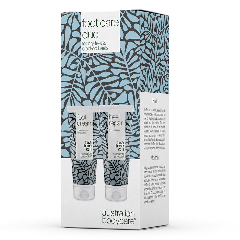Foot Care Duo for Dry Feet and Cracked Heels - Moisturizing Foot Cream and Intensive Heel Repair for Soft and Smooth Skin - Soothing Formula with Antifungal Properties - Perfect for Athletes Foot - NewNest Australia