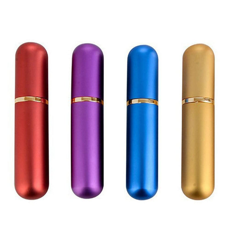 4 Pcs Aluminum Essential Oil Nasal Inhaler Aromatherapy Bottle Refillable Aromatherapy Nasal Inhaler Tubes for DIY Essential Oil Aromatherapy Use - NewNest Australia