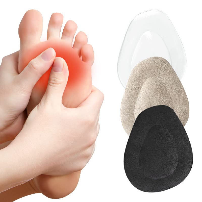 Metatarsal Pads Women 6 Pack, Ball of Foot Cushion for Men, Soft Metatarsal Foot Pad Shoe Pads Foot Pads for Pain Relief, Gel Metatarsal Pad Insoles, Foot Cushion for Ball of Feet Callus Cushion - NewNest Australia