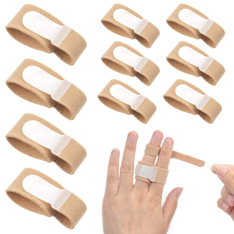 10Pcs Finger Splints, Medically Approved Finger Tape Finger Buddy Wraps for Mallet Fingers Curled Finger Broken Finger,Finger Brace Straps for Osteoarthritis Finger Joint - NewNest Australia