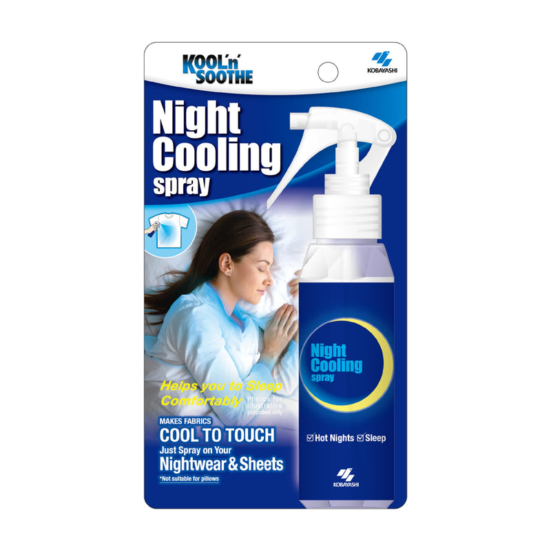 Kool 'N' Soothe Night Cooling Spray. Instant Cooling for Nightwear & Bedding for Cool Comfortable Sleep. Makes Your Fabrics Cool to The Touch. Great Air-Conditioning Alternative for UK Hot Summer! - NewNest Australia