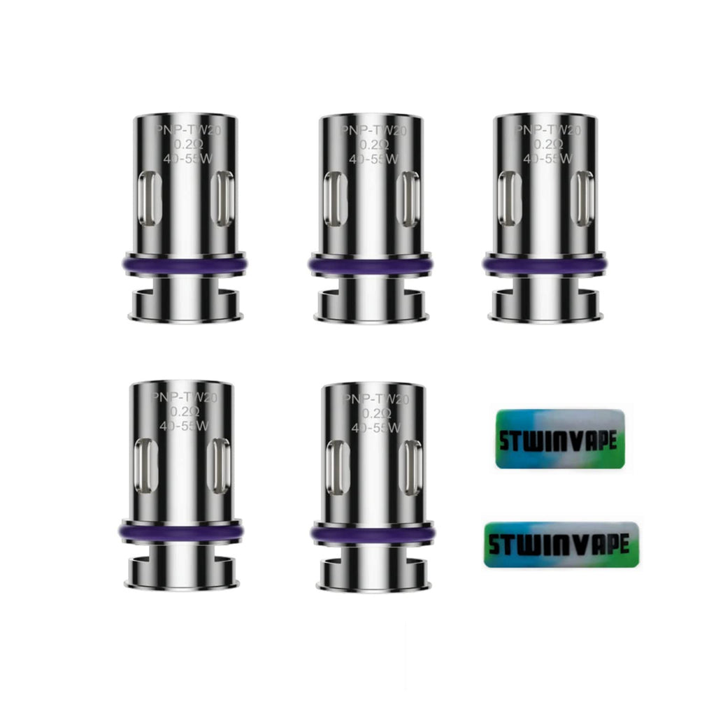 for VooPoo Drag S X Coils PnP TW20 0.2ohm Coil Drag X S PnP X Drag 4 H80S M100S E60 4 Max Baby Trio Drag Mini 2 Refresh Edition Argus Pro X GT Vinci X 2 R 3 Pod PnP Pod II Tank Pack of 5 - NewNest Australia