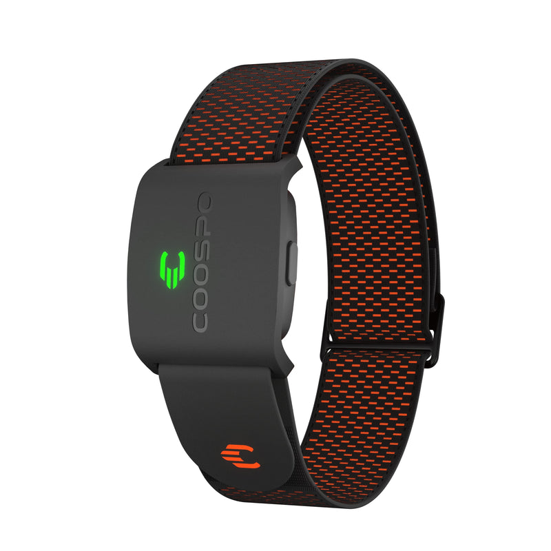 COOSPO HW9 Heart Rate Monitor Armband,ANT+ and Dual Bluetooth5.0 HRM,Optical Heart Rate Monitor with HR Zone,IP67 Waterproof HR Sensor Compatible with Peloton Strava Zwift DDP Yoga - NewNest Australia
