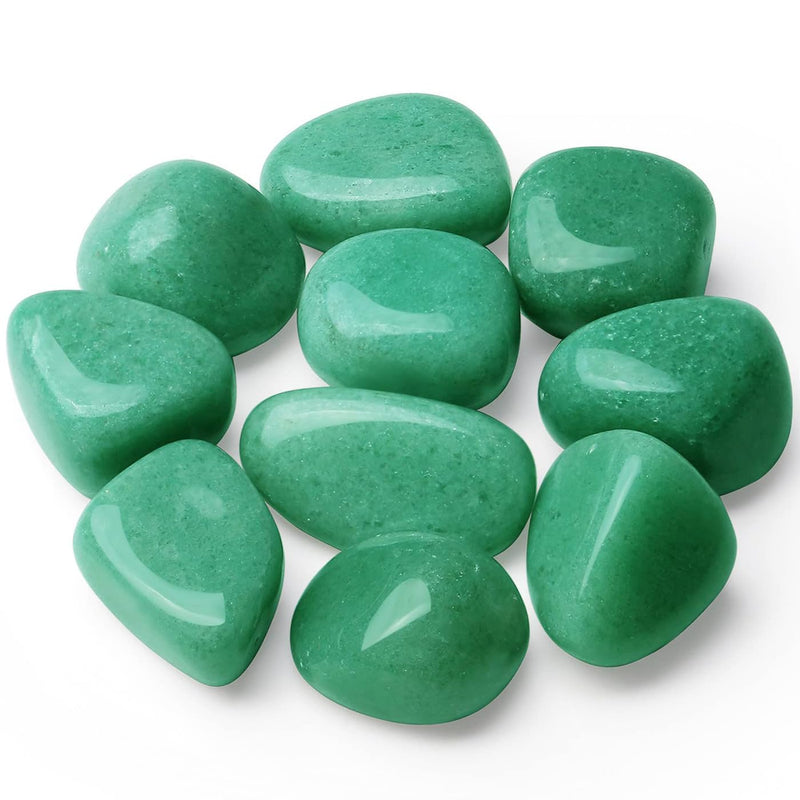 XIANNVXI Green Aventurine Crystal Stones Natural Irregular Polished Tumbled Stones Bulk Crystals Gemstones Vase Filler Decorative Stones Reiki Palm Energy Stones 100 Gram I - Green Aventurine - NewNest Australia