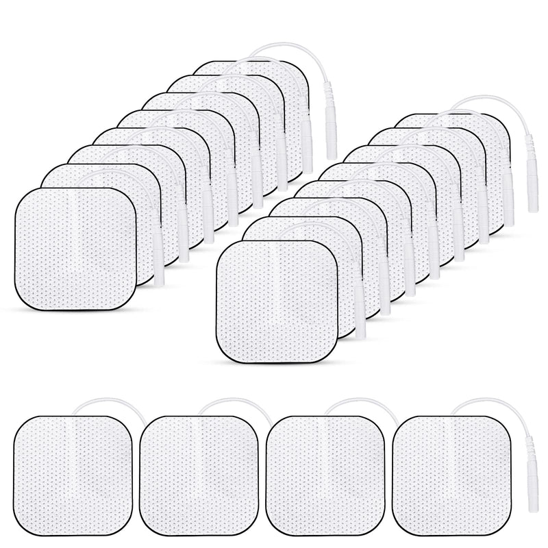 Tens Electrodes Pads Self Adhesive Reusable Electrodes Pads for Tens Acupuncture Digital Therapy Machine Massager, Electrotherapy Tens Pads for Tens Machine, 4CM 20 Pcs - NewNest Australia