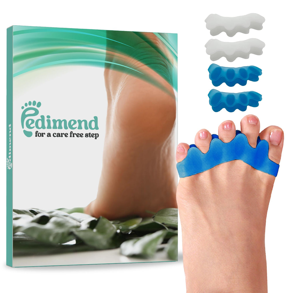 Pedimend Toe separator, Toe spacers, Gel Toe Separators, Bunion Correctors, Toe Spacers Toe Straightener Toe Stretcher Big Toe Correctors Toe Separator (Blue) Blue - NewNest Australia