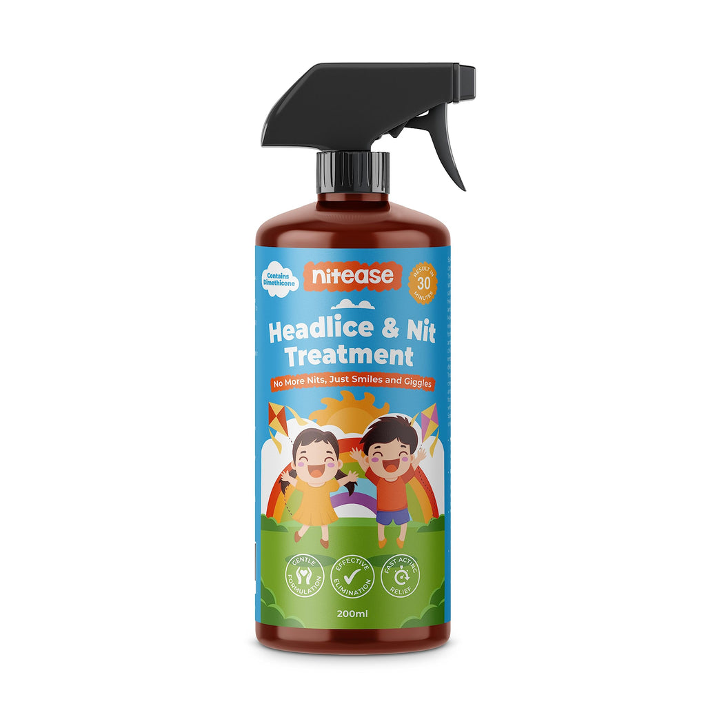 Nitease Headlice and Nit Treatment Spray | Effective Solution for Lice and Nits | Easy-to-Use | Gentle Formula for Kids | Fast-Acting Relief | No More Itching | 200ml - NewNest Australia