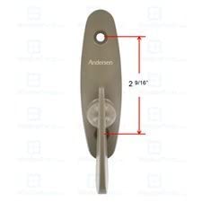 Andersen Tribeca Style - Gliding Door Thumb Latch - Stone Color - NewNest Australia