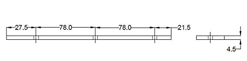 Richelieu Hardware BP9543206900 Traditional False Hinge for Barn Door 81/16-in (205 mm), Forged Iron Matte Black 205 mm - NewNest Australia