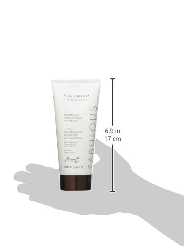 Organic Gradual Tan Lotion - VITA LIBERATA Fabulous Self Tanning Gradual Tanning Lotion, Natural, Vegan, Gradual Build Fake Tan 200 ml - NewNest Australia