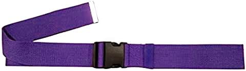 Gait Belt with Plastic Buckle by LiftAid - Transfer and Walking Aid with Belt Loop Holder for Assisting Therapist, Nurse, Home Care - 60"L x 2"W (Purple) Purple - NewNest Australia