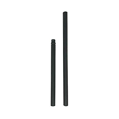 KCO Lighting Chandelier Light Extension Poles Black Accessory Stem Kit Down Rod Pack of 2 (Black) - NewNest Australia