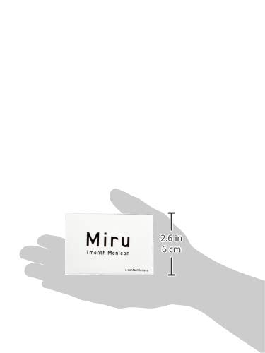 Miru 1 month Menicon monthly lenses soft, 6 pieces / BC 8.60 mm / DIA 14.00 mm / -4.5 diopters 8.6 millimeters 14.0 millimeters - NewNest Australia
