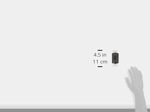 Leviton GFWT1-E Self-Test SmartlockPro Slim GFCI Weather-Resistant and Tamper-Resistant Receptacle with LED Indicator, 15 Amp, Black - NewNest Australia