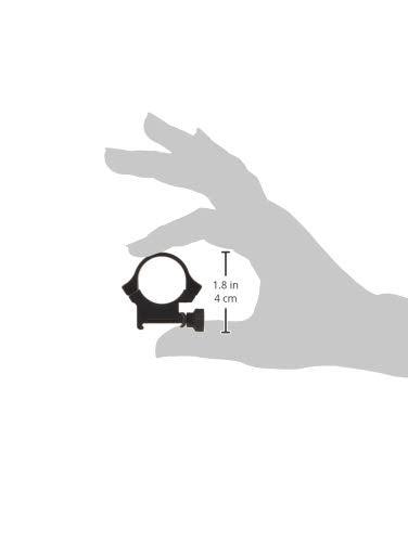 WEAVER Quad Lock 1-Inch High Detachable Rings Matte Black - NewNest Australia