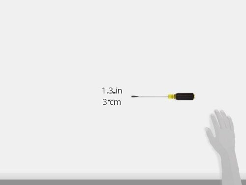 Klein Tools 605-6 1/4-Inch Cabinet Tip Screwdriver, Heavy Duty, 6-Inch 1/4 inch Cabinet-Tip, 6 inch Shank - NewNest Australia