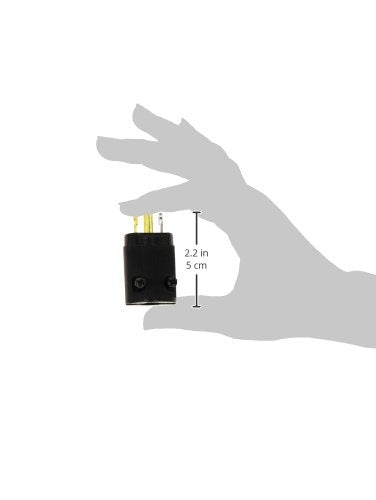 Hubbell HBL7594V Locking Plug, Midget 15 amp, 125V, Ml-2P - NewNest Australia