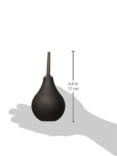 SHIBARI Triton Easy-Squeeze Enema Bulb, New & Improved Flexible Tip for Ultimate Comfort, Bpa & Phthalates Free, Ease Anal Silicone Douche for Men & Women, 7.4 Fluid Oz, Black, 1 Count - NewNest Australia