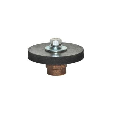 Pro Parts Plus 3" Force Disc Curb Plunger - Reinforced Rubber - 1/2" IPS Brass Holder - NewNest Australia