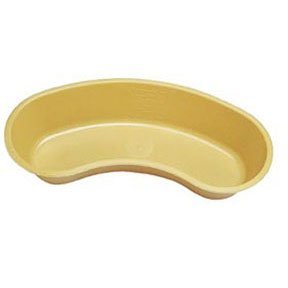 Emesis Basin - 500 CC Kidney Shaped Gold Emesis Basin with Graduations (Pack of 5) - NewNest Australia