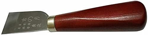 DUJISO Leather Knife Cutting Knife Edging Knife with Wooden Handle Leather Working Knife for DIY Leathercraft Cutting - NewNest Australia