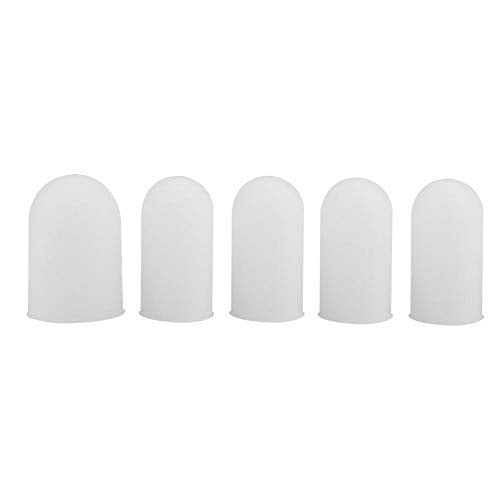 5pcs Silicone Finger Protector Thumbs Cover Fingertip Gloves for Heat Cooking Baking Barbecue B - NewNest Australia