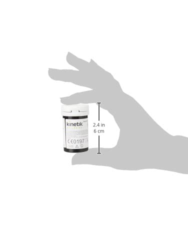Kinetik Wellbeing Blood Glucose Test Strips (Pack of 100) – Used by the NHS – In Association with St John Ambulance – Test Strips Available on Prescription 100 Count (Pack of 1) Single - NewNest Australia