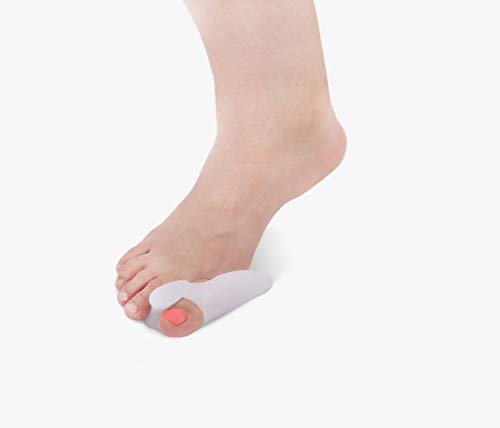 Futheda 3 Pairs Silicone Gel Toe Separator and Straightener Bunion Stretchers Spacer Hammer Toe Corrector Protector Unisex Foot Care for Mallet Toes Claw Toes Curled Toes (Big Toe, White) - NewNest Australia