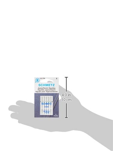 Euro-Notions 1783 Jean & Denim Machine Needles-Size 18/110 5/Pkg 1 Pack - NewNest Australia