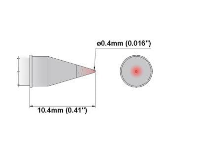 Thermaltronics P75C004 Conical 0.40mm (0.016in) - NewNest Australia